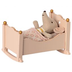 Berceau Bébé Souris Rose Maïleg Maileg Ikaipaka jeux & jouets