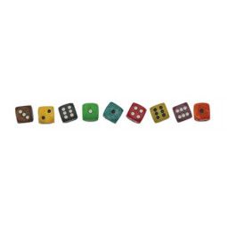 Dés marbrés 18 mm - IkaIpaka Royan
