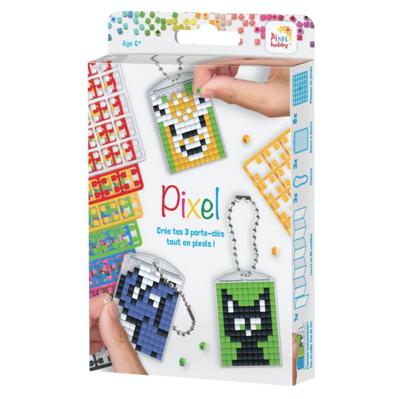 Pixel Kit Porte-clefs Animaux - IkaIpaka Royan