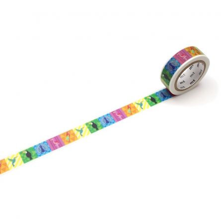Masking Tape EX Oiseaux Multicolores - IkaIpaka Royan