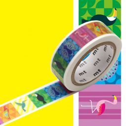 Masking Tape EX Oiseaux Multicolores - IkaIpaka Royan