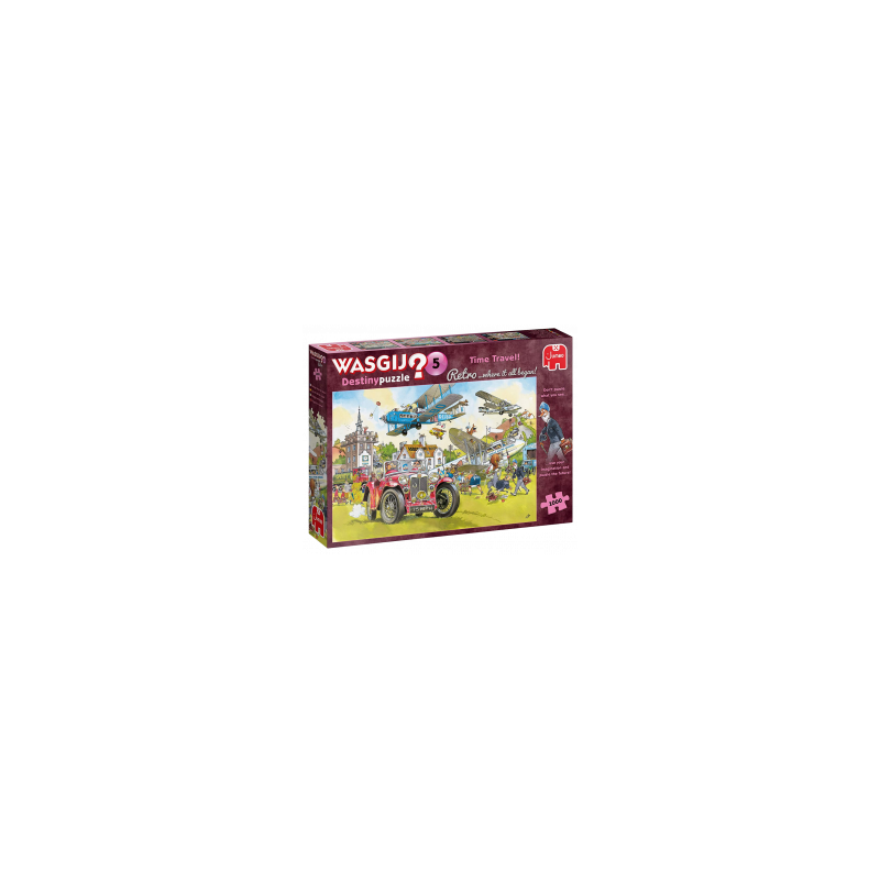 Puzzle 1000P Wasgij Retro Destiny 5 Time travel - IkaIpaka Royan