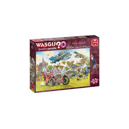 Puzzle 1000P Wasgij Retro Destiny 5 Time travel - IkaIpaka Royan