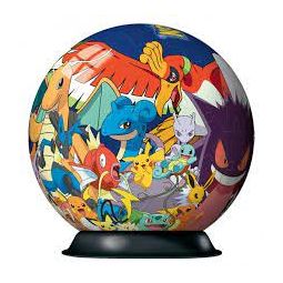 Puzzle 72p Pokémon 3D Rond - IkaIpaka Royan