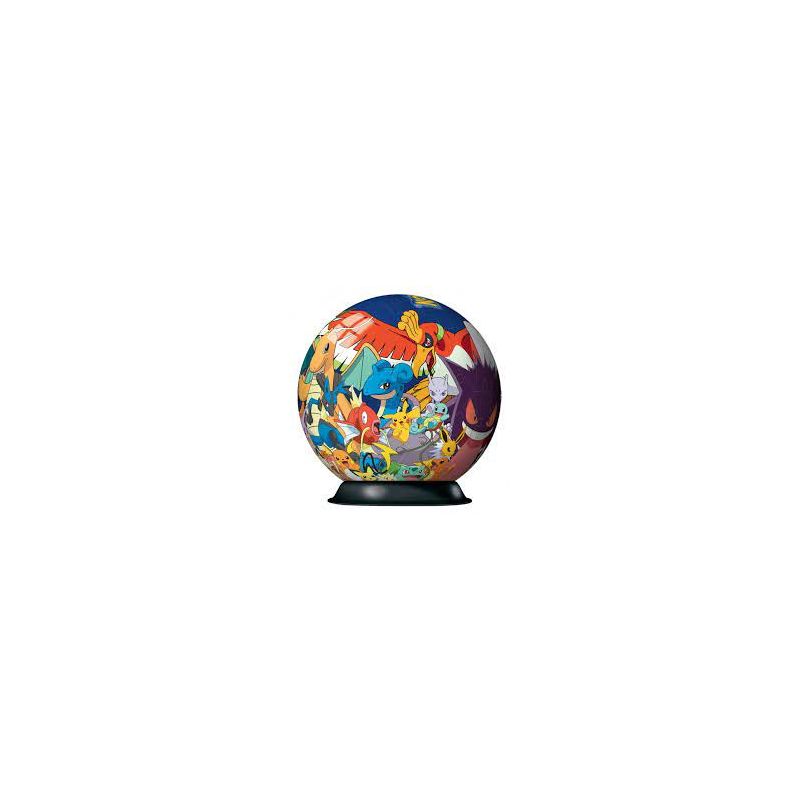 Puzzle 72p Pokémon 3D Rond - IkaIpaka Royan