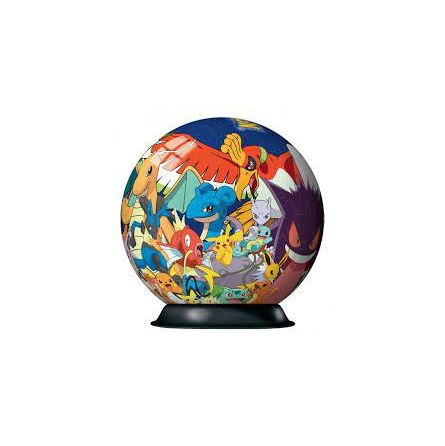 Puzzle 72p Pokémon 3D Rond - IkaIpaka Royan