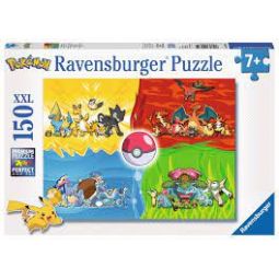 Puzzle 150p Pokémon XXL - Les Différents Types de Pokémon - IkaIpaka Royan
