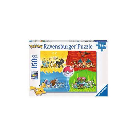 Puzzle 150p Pokémon XXL - Les Différents Types de Pokémon - IkaIpaka Royan