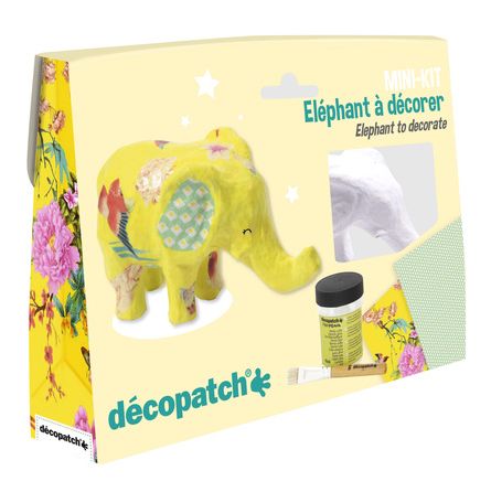 Mini kit Éléphant Décopatch - IkaIpaka Royan