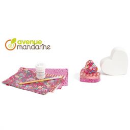 Boîte créative Love Décopatch Avenue Mandarine Ikaipaka jeux &