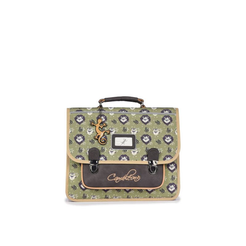 Cartable 2C 35cm Green Savanna Caméléon Caméléon Ikaipaka jeux