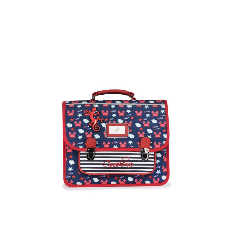 Cartable 2C 35cm Navy Crab Caméléon Caméléon Ikaipaka jeux &
