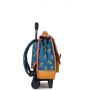 Cartable à roulettes 2C Blue Tiger Yogi Caméléon Caméléon