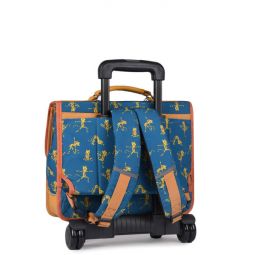 Cartable à roulettes 2C Blue Tiger Yogi Caméléon Caméléon