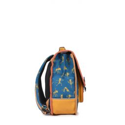 Cartable 2C 38cm Blue Tiger Yogi Caméléon Caméléon Ikaipaka