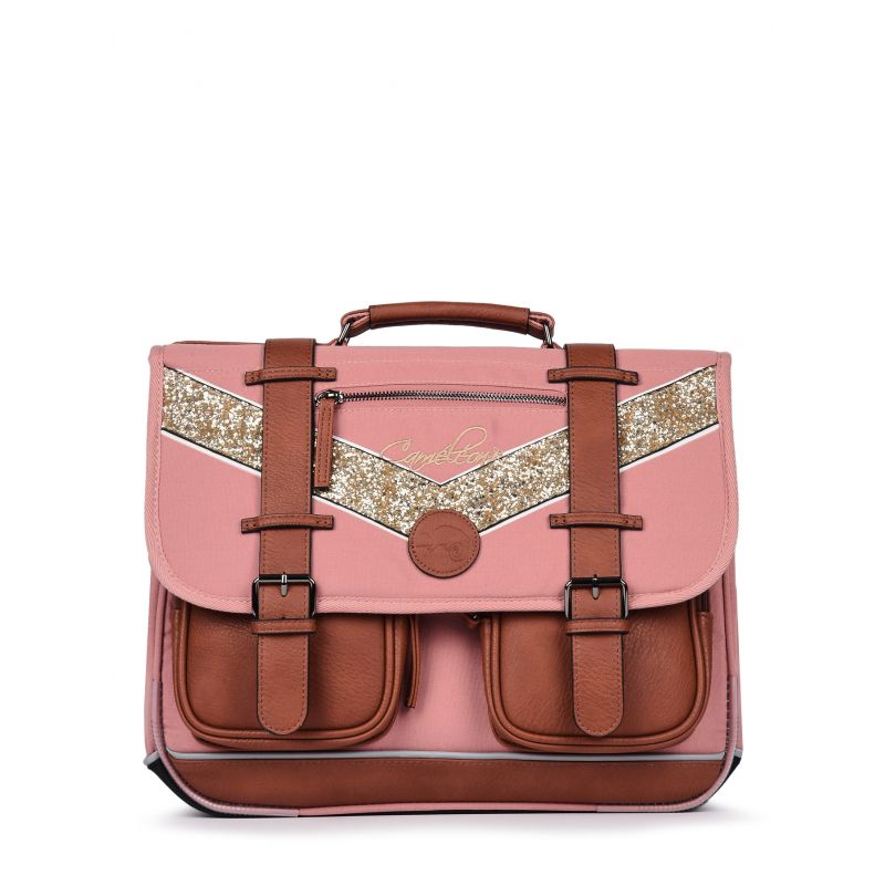 Cartable 2C 38cm Pink Shinny Caméléon Caméléon Ikaipaka jeux &