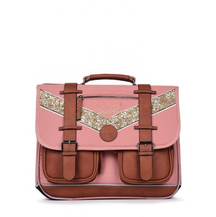 Cartable 2C 38cm Pink Shinny Caméléon Caméléon Ikaipaka jeux &