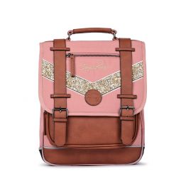 Sac à Dos 2C 38cm Pink Shinny Caméléon - IkaIpaka Royan