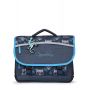 Cartable 2C 38cm Navy Wolf Caméléon Caméléon Ikaipaka jeux &