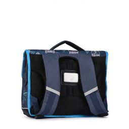 Cartable 2C 38cm Navy Wolf Caméléon Caméléon Ikaipaka jeux &