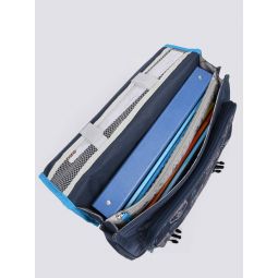 Cartable 2C 38cm Navy Wolf Caméléon Caméléon Ikaipaka jeux &