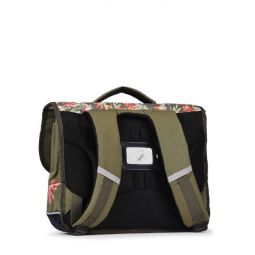 Cartable 2C 38cm Kaki Jungle Caméléon Caméléon Ikaipaka jeux &