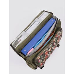 Cartable 2C 38cm Kaki Jungle Caméléon Caméléon Ikaipaka jeux &