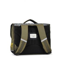 Cartable 2c 38cm Kaki Military Caméléon Caméléon Ikaipaka jeux