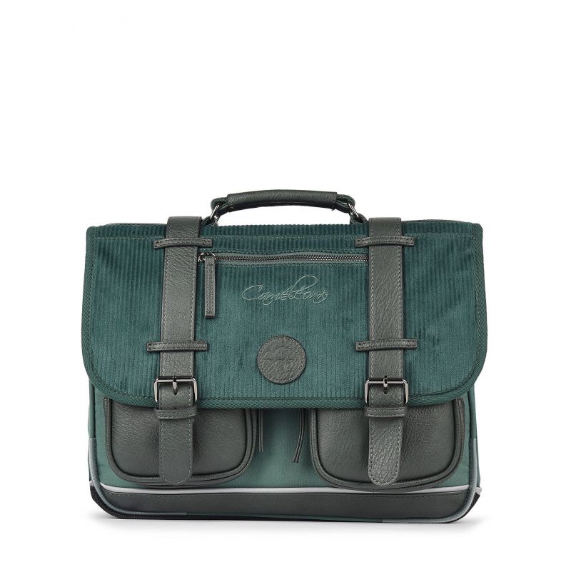 Cartable 2C 38cm Green Caméléon Caméléon Ikaipaka jeux & jouets