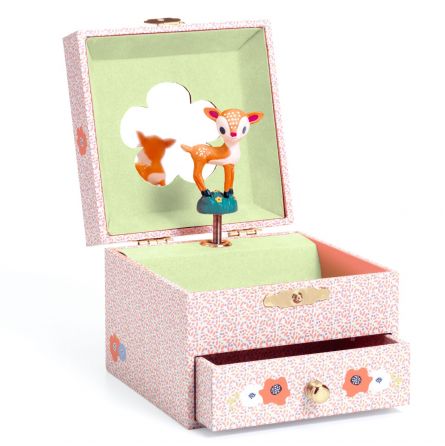 Boîte à musique Faon des bois Djeco Ikaipaka jeux & jouets Royan