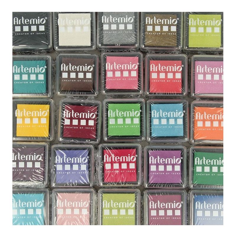 Encreur Artémio 3x3 cm Couleurs à l'unité - IkaIpaka Royan