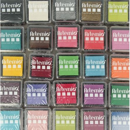 Encreur Artémio 3x3 cm Couleurs à l'unité - IkaIpaka Royan