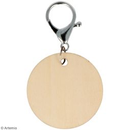 3 porte-clefs ronds bois Artémio Artemio Ikaipaka jeux & jouets
