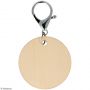 3 porte-clefs ronds bois Artémio Artemio Ikaipaka jeux & jouets