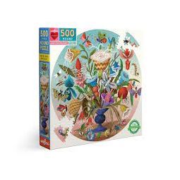 Puzzle 500p CRAZY BUG BOUQUET Eeboo Eeboo Ikaipaka jeux &