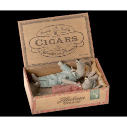 Maman et Papa dans une boite de cigare Maïleg - IkaIpaka Royan