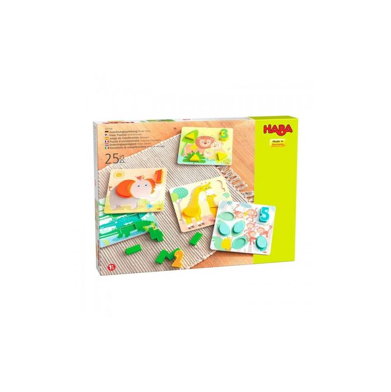 Puzzle d'encastrement Animaux Sauvages - IkaIpaka Royan