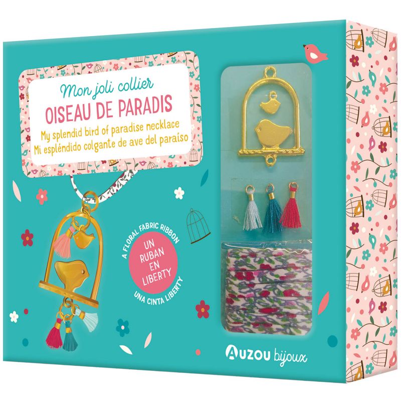 Mon joli collier Oiseau de Paradis AUZOU Ikaipaka jeux & jouets