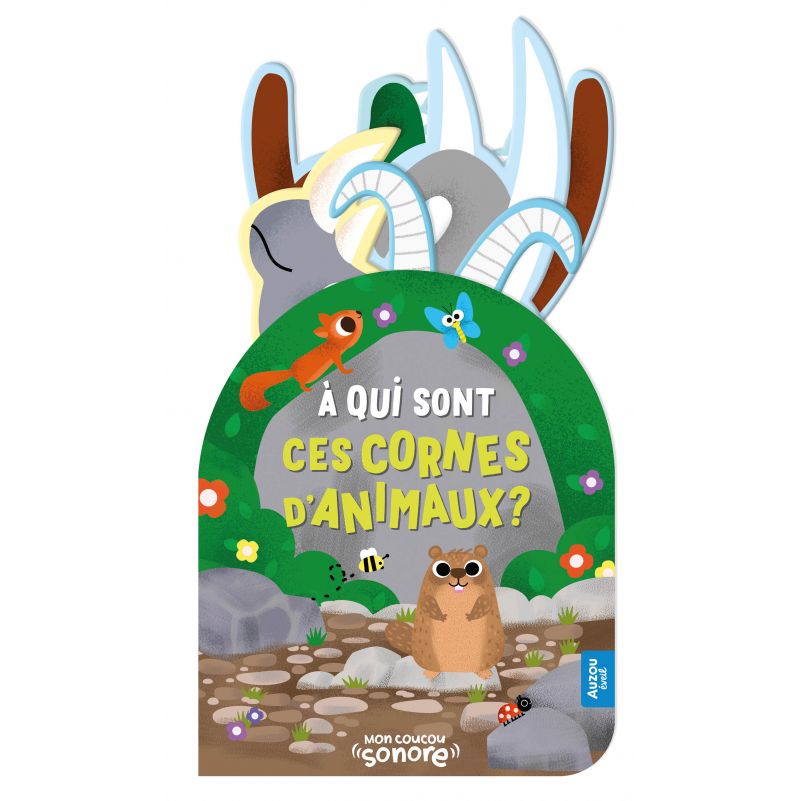 Mon Coucou Sonore A qui sont ces cornes? AUZOU Ikaipaka jeux &