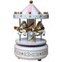 Boite à musique - Carrousel Blanc et Rose Protocol Ikaipaka