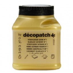 Vitrificateur Aquapro Satiné 180ml Décopatch Décopatch Ikaipaka