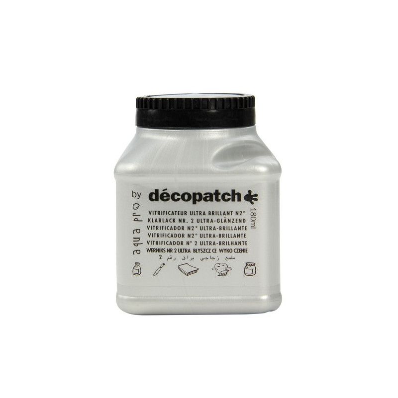 Vitrificateur Ultra Brillant 180ml Décopatch Décopatch Ikaipaka