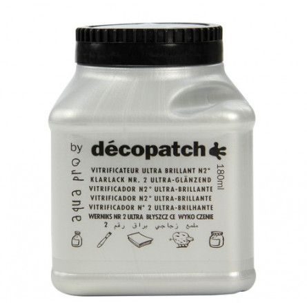 Vitrificateur Ultra Brillant 180ml Décopatch Décopatch Ikaipaka