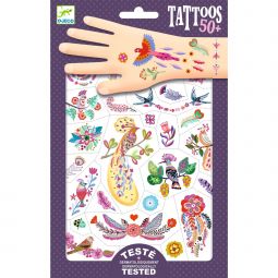 Tatouage - Tattoos - Plume Color - IkaIpaka Royan