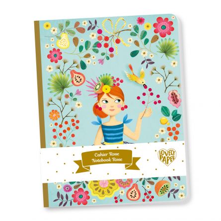 Cahier Rose Djeco Ikaipaka jeux & jouets Royan