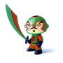 Arty Toys Chevaliers Ninjo Djeco Ikaipaka jeux & jouets Royan