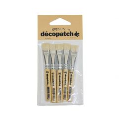 Pinceaux par 5 - N°5 Décopatch Décopatch Ikaipaka jeux & jouets