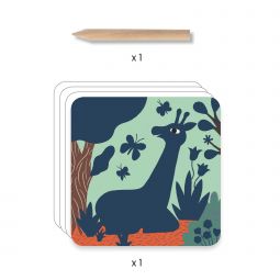 Carte à gratter Grosses bêtes Djeco Ikaipaka jeux & jouets Royan