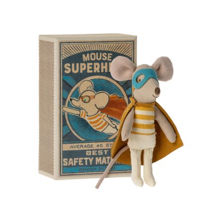 Super Héros Mousse Little Brother in Matchbox Maïleg - IkaIpaka Royan
