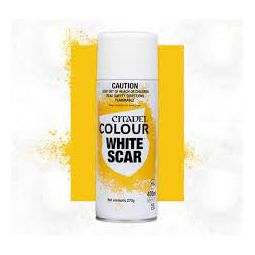 White scar spray paint Bombe de sous couche citadelle - IkaIpaka Royan